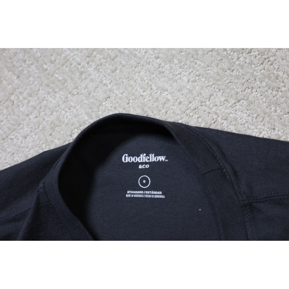 Goodfellow & Co Mens Live Fast Moto Club Graphic T-Shirt Charcoal Gray Small NWT - Picture 3 of 7